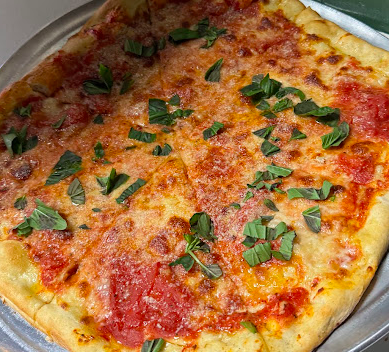Di Fara Pizza signature dishes New York Pizza
Square Pie
Cheese Slice